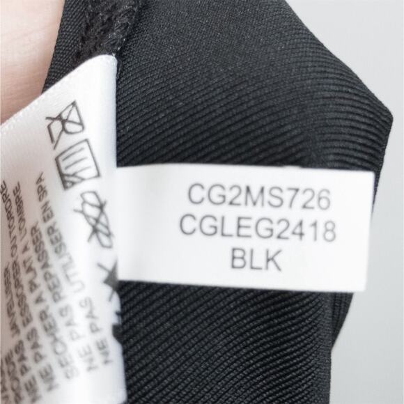 Calvin‎ Klein Black One Piece Swimsuit Size XL Tie Back Infinite Stretch V Neck - Picture 14 of 15